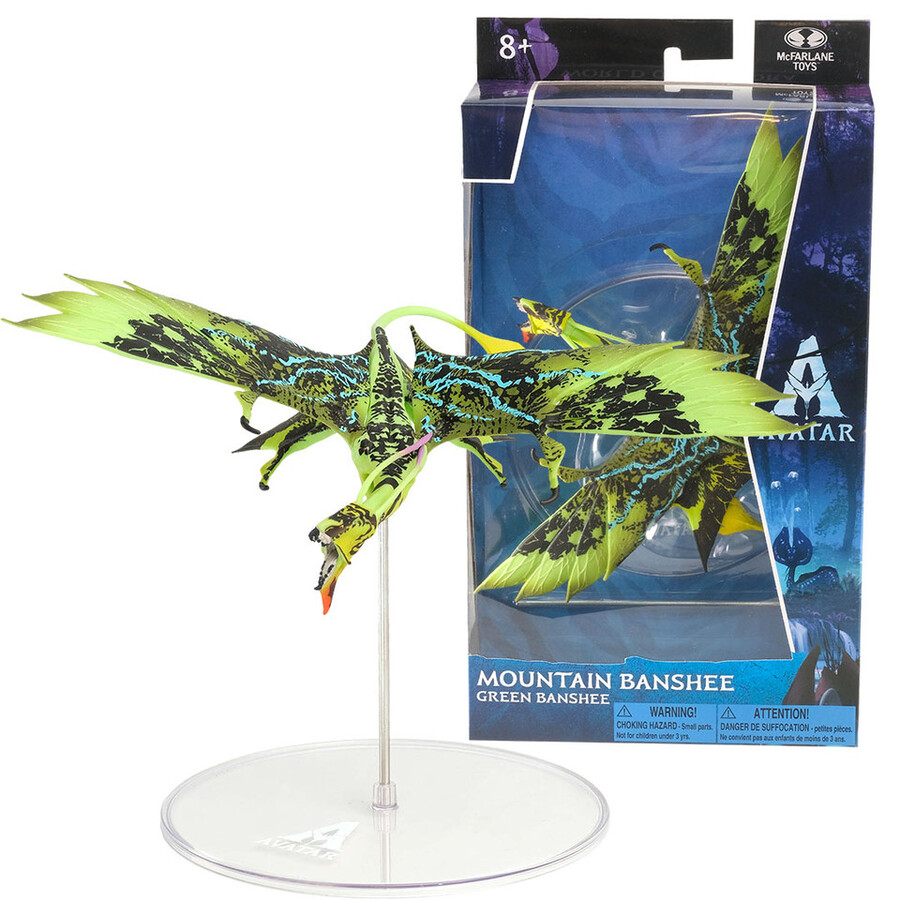figurine banshee des montagnes - banshee verte film avatar monde de pandora