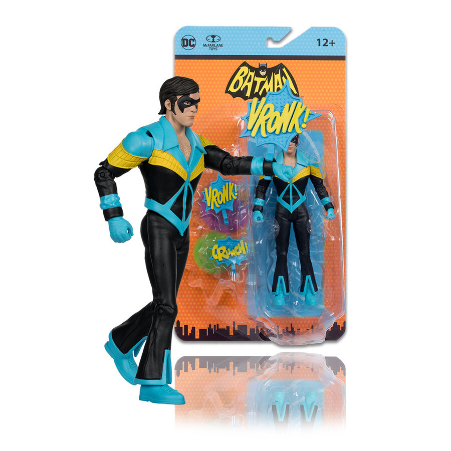 figurine nightwing dc retro batman 66 comic de 15 cm