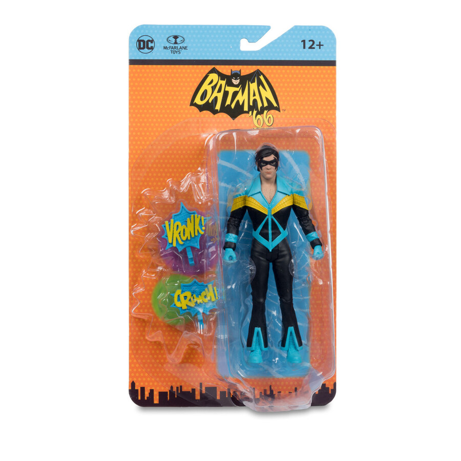 figurine nightwing dc retro batman 66 comic de 15 cm