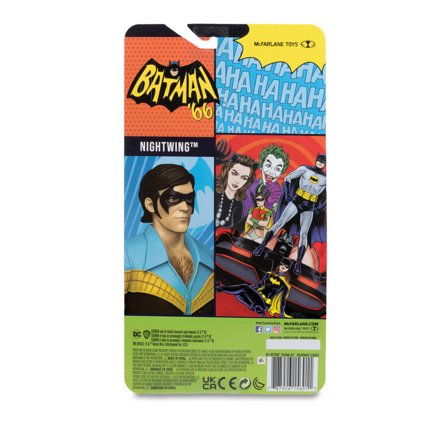 figurine nightwing dc retro batman 66 comic de 15 cm