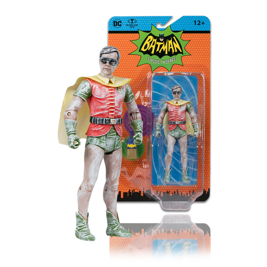 figurine wax robin dc retro batman 66 de 15 cm