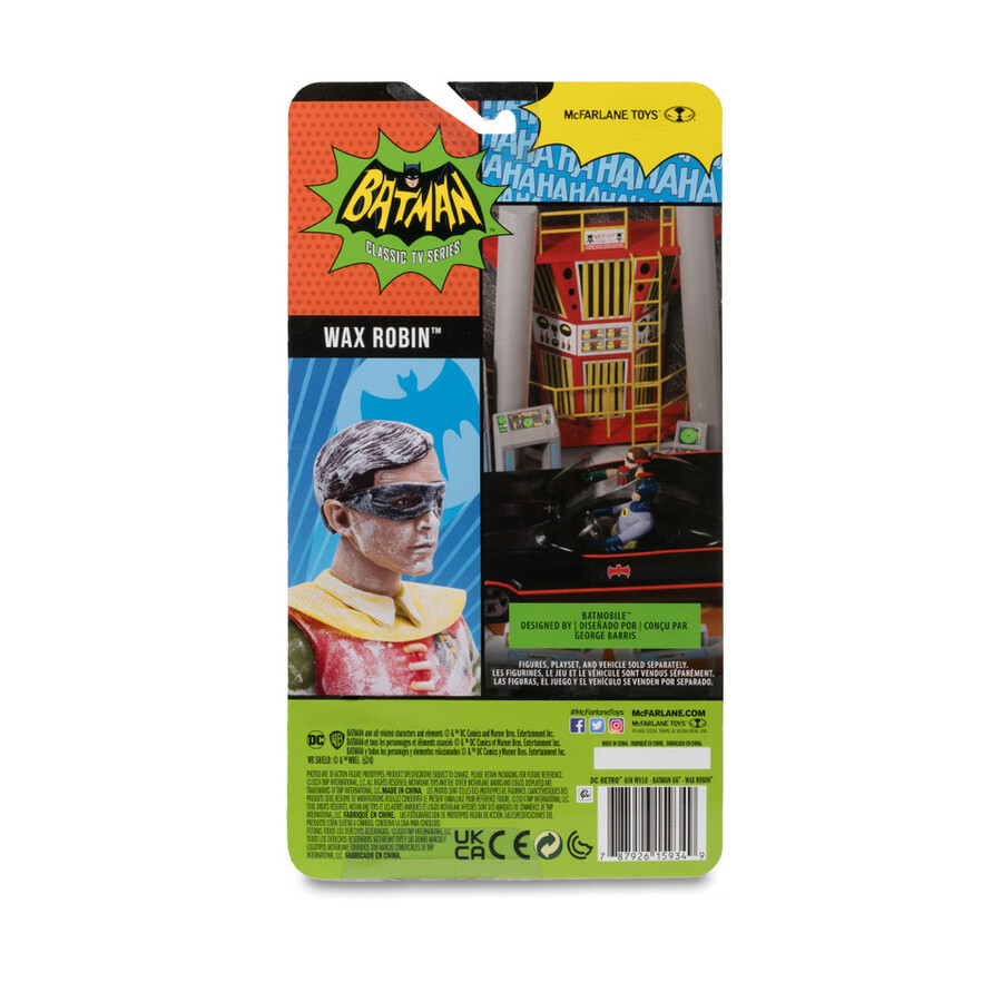 figurine wax robin dc retro batman 66 de 15 cm