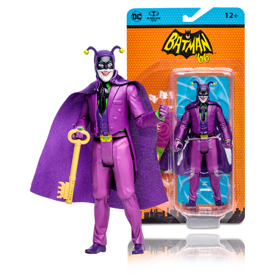 figurine du joker dc retro batman 66 comic de 15 cm