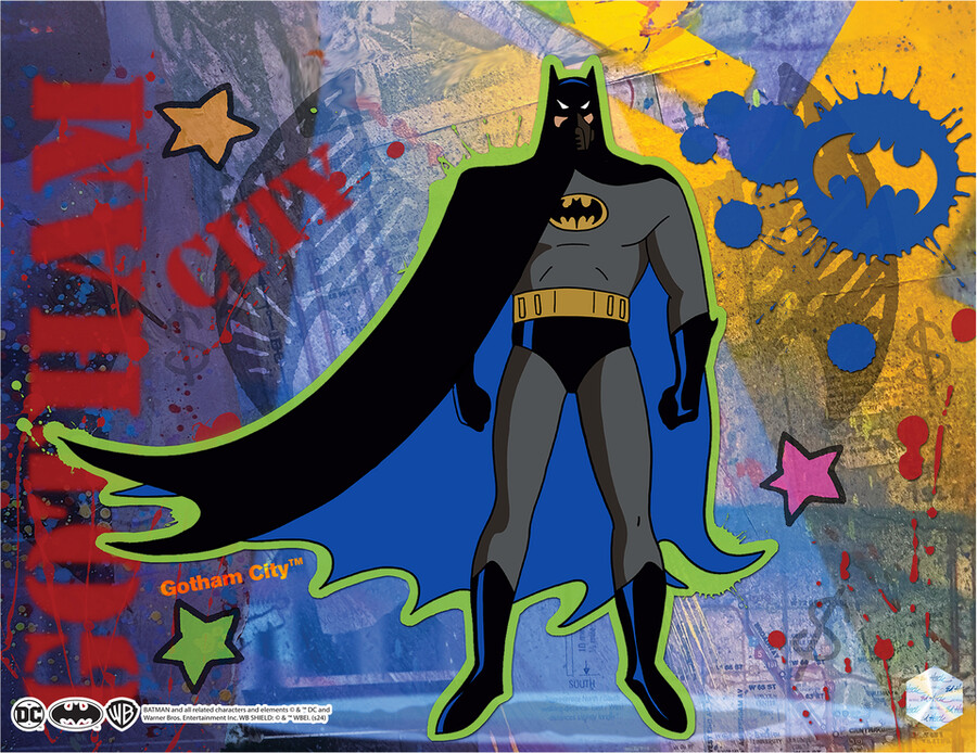 ensemble de 6 celluloïds danimation batman