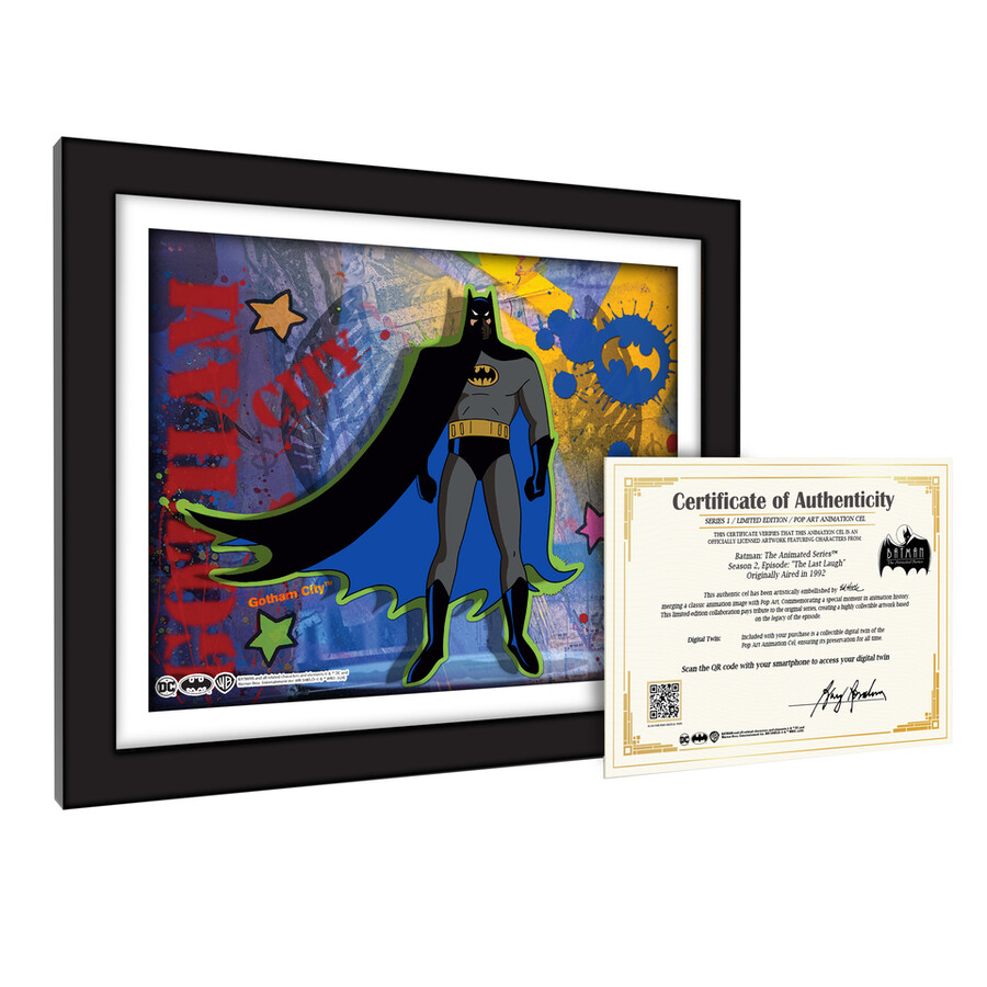 ensemble de 6 celluloïds danimation batman