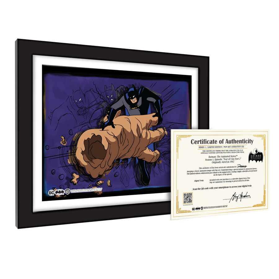 ensemble de 6 celluloïds danimation batman