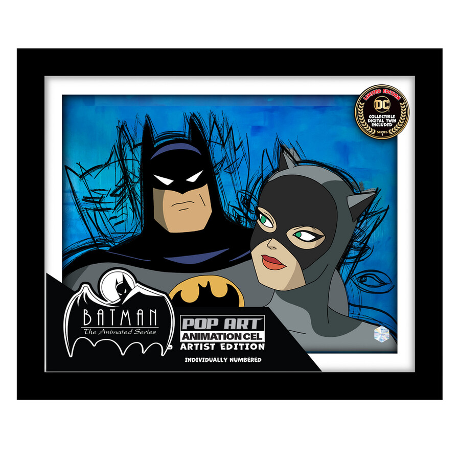 ensemble de 6 celluloïds danimation batman