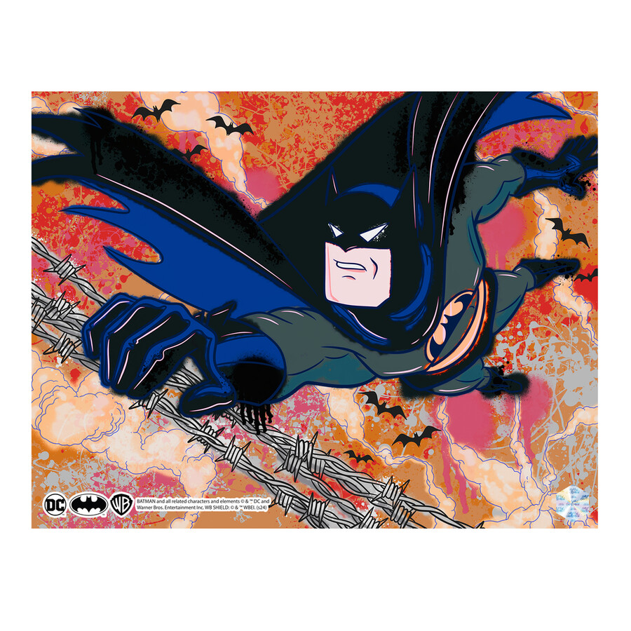 ensemble de 6 celluloïds danimation batman
