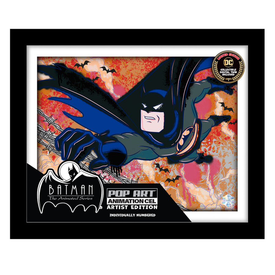 ensemble de 6 celluloïds danimation batman