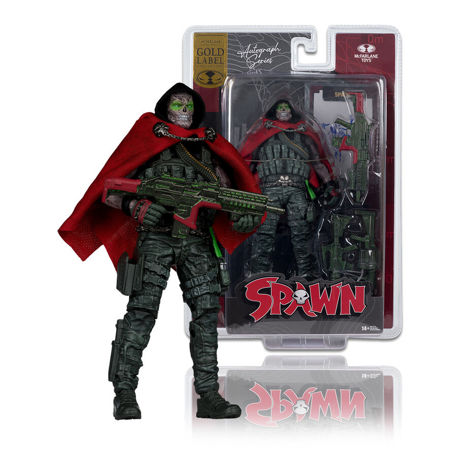figurine burned spawn call of duty autograph series gold label 7