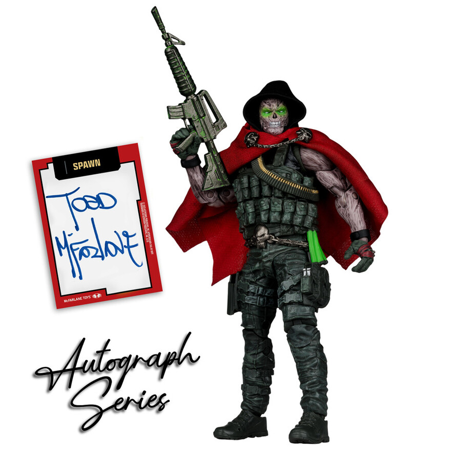 figurine burned spawn call of duty autograph series gold label 7