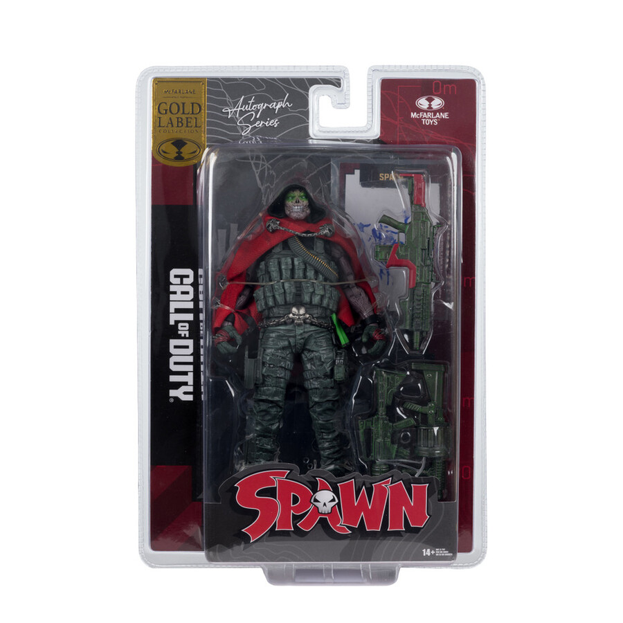 figurine burned spawn call of duty autograph series gold label 7