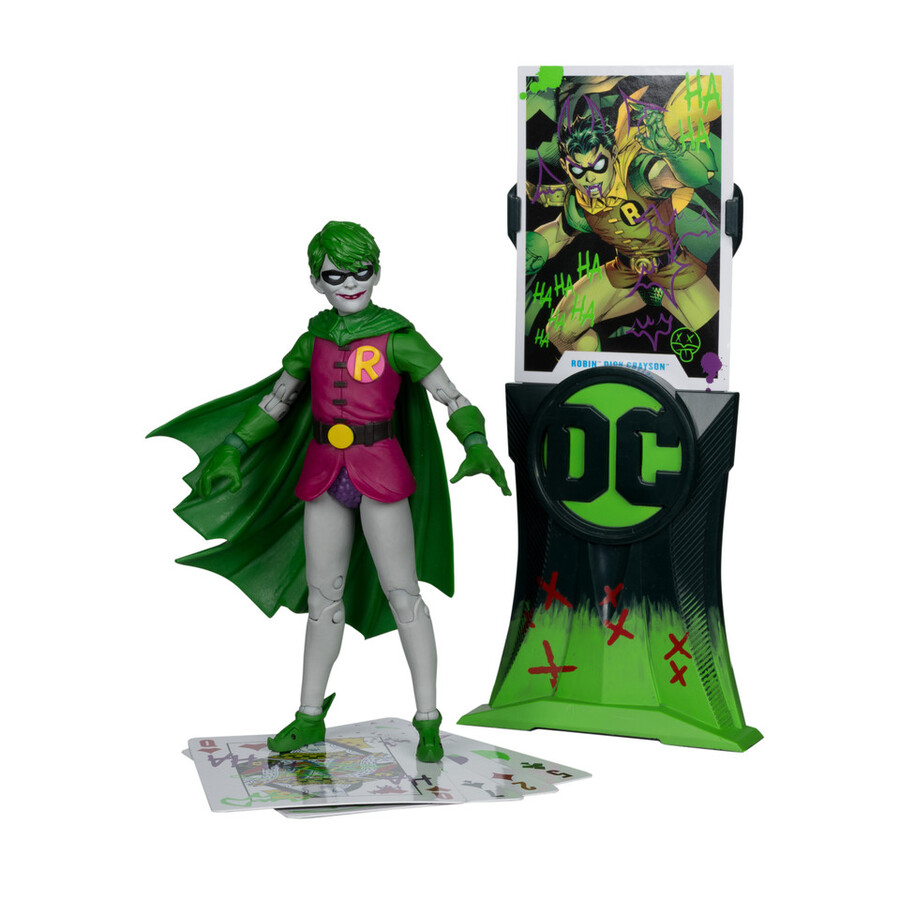 figurine exclusive robin dick grayson jokerized gold label 7