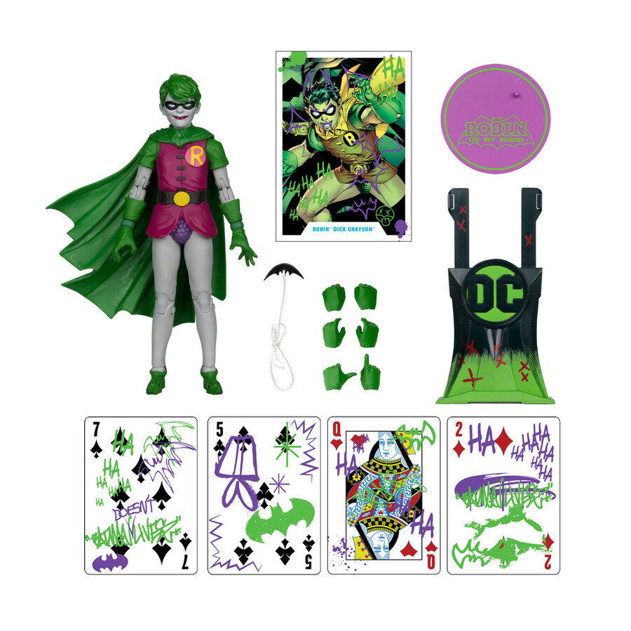 figurine exclusive robin dick grayson jokerized gold label 7