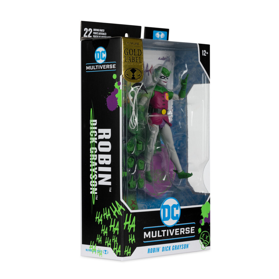 figurine exclusive robin dick grayson jokerized gold label 7