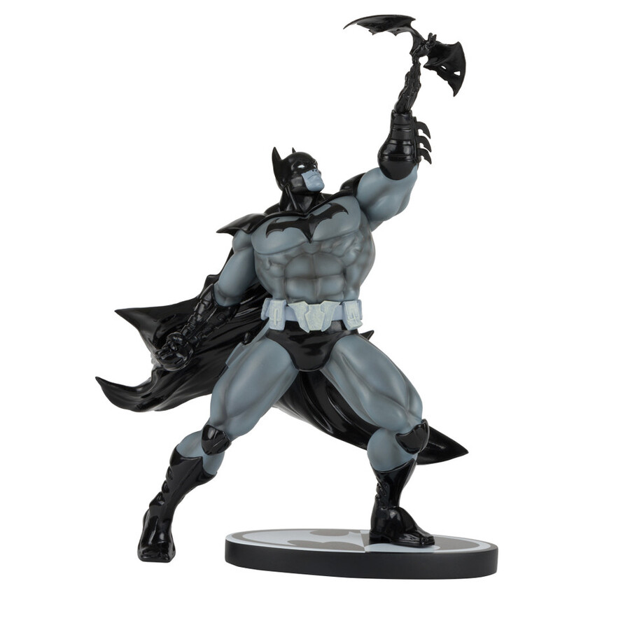 batman noir et blanc - batman par freddie williams ii statue en résine de 18 cm