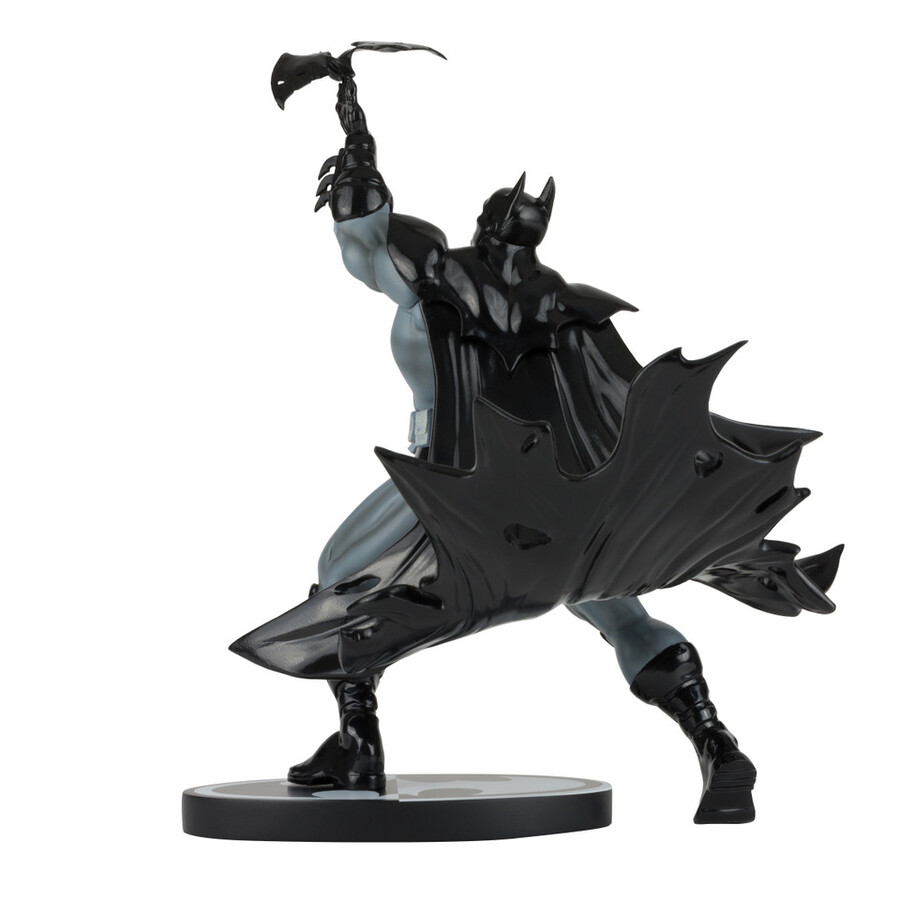 batman noir et blanc - batman par freddie williams ii statue en résine de 18 cm