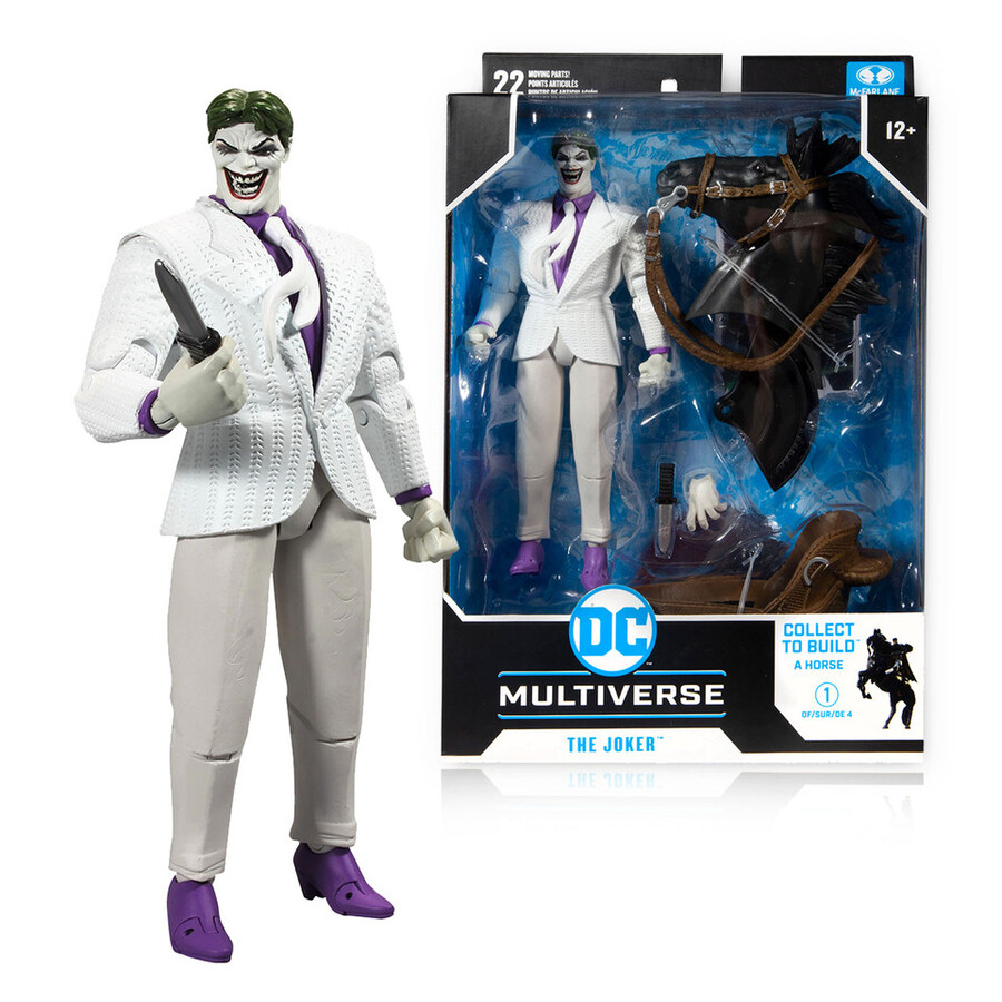 le joker batman le retour du chevalier noir figurine à construire dc de 18 cm