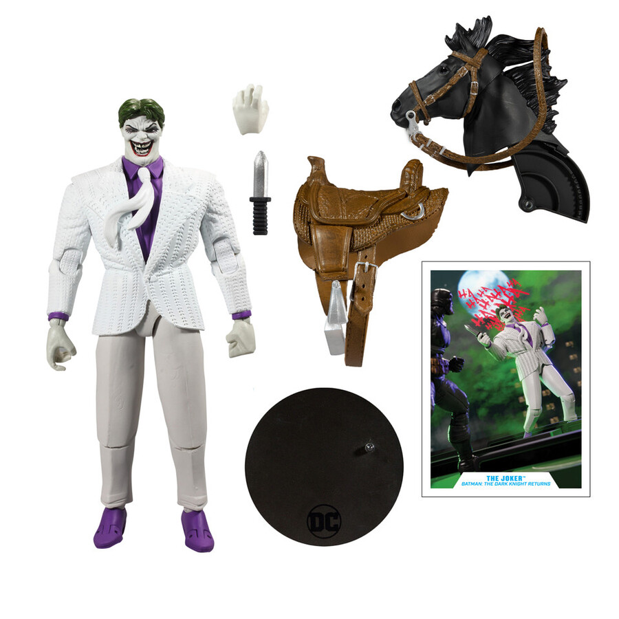 le joker batman le retour du chevalier noir figurine à construire dc de 18 cm