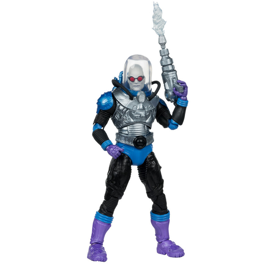 pack de 3 figurines de 18 cm booster gold futures end mr. freeze et ambush bug dc classic.