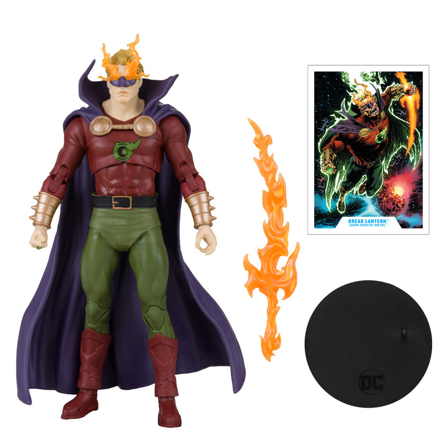 figurine dread lantern dark nights metal gold label 7