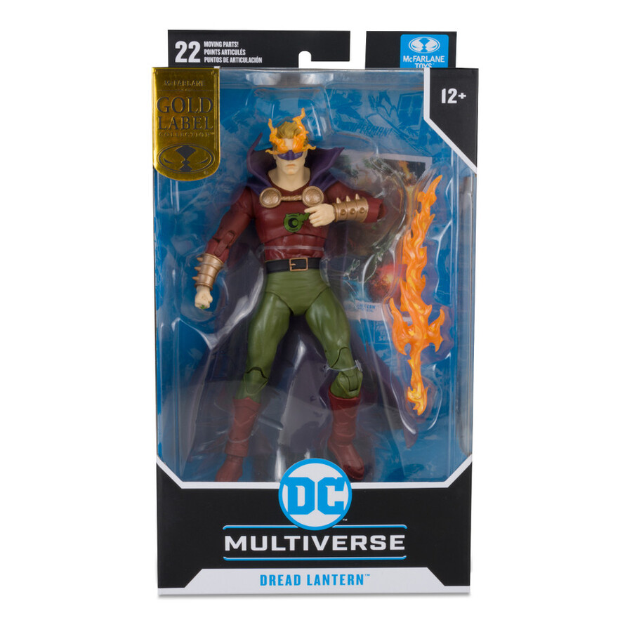 figurine dread lantern dark nights metal gold label 7