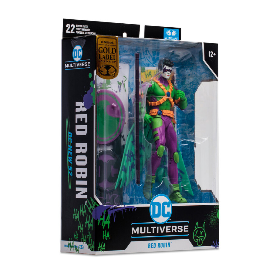 figurine red robin jokerized gold label 7