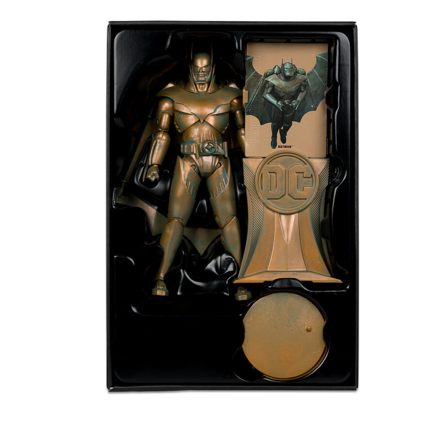 figurine batman blindé kingdom come Édition patine Étiquette or 7