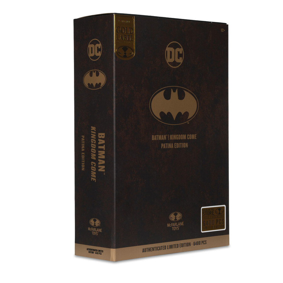 figurine batman blindé kingdom come Édition patine Étiquette or 7