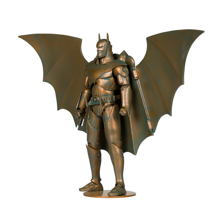 figurine batman blindé kingdom come Édition patine Étiquette or 7