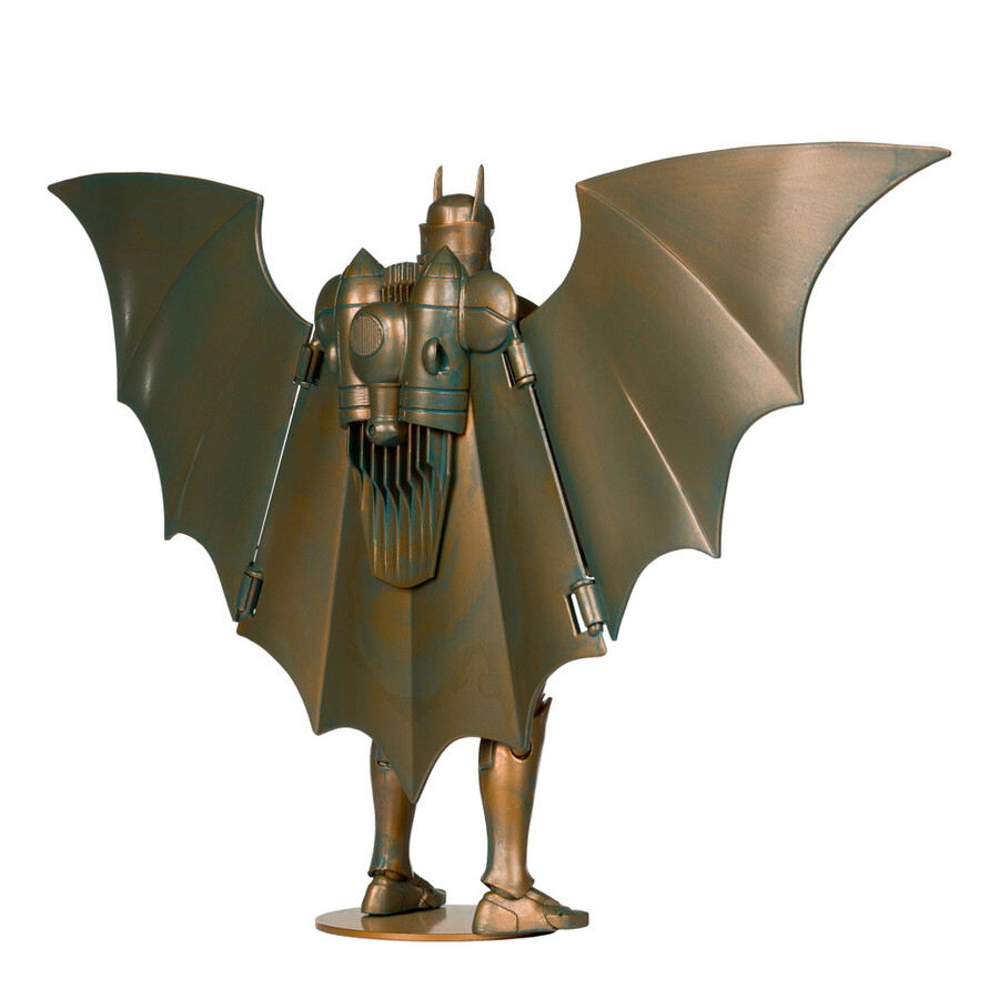 figurine batman blindé kingdom come Édition patine Étiquette or 7