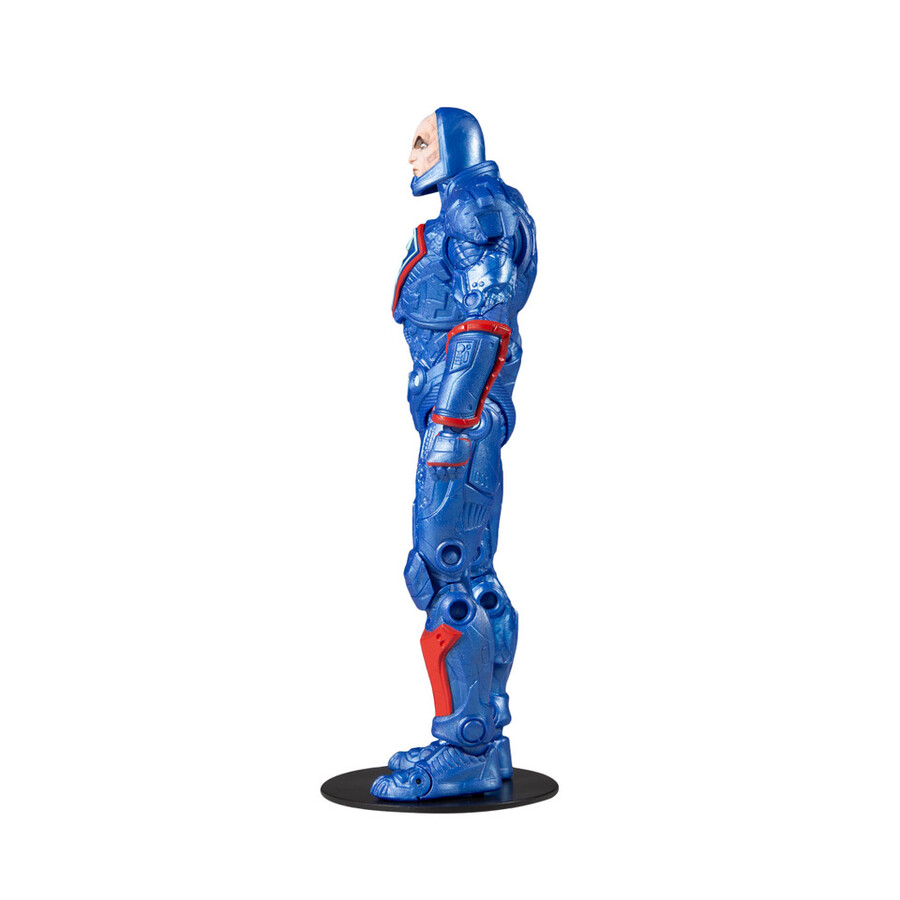 lex luthor avec combinaison de puissance verte et combinaison de puissance bleue lot de 2 figurines de 18 cm