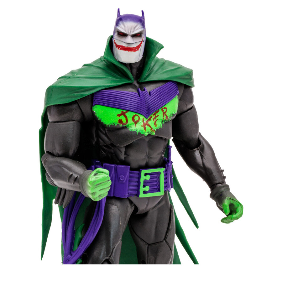 figurine batman white knight jokerized gold label dc multiverse 7
