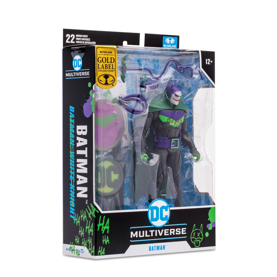 figurine batman white knight jokerized gold label dc multiverse 7