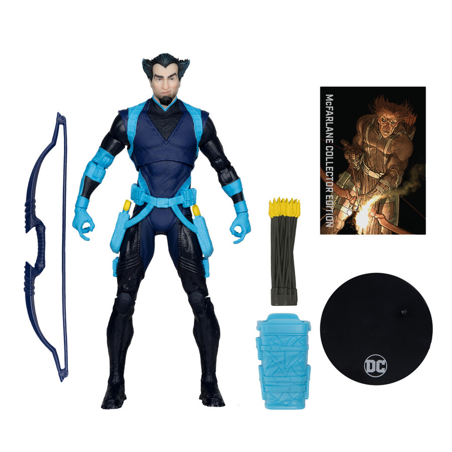 coffret collector mcfarlane dark archer green arrow darkstars darkstars rising 2 figurines de 18 cm