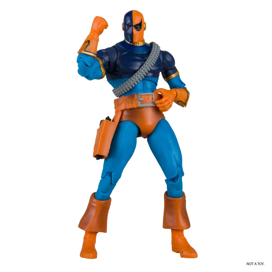 coffret collector mcfarlane 3 figurines de 18 cm mirror master flash metron new gods deathstroke deathstroke terminator