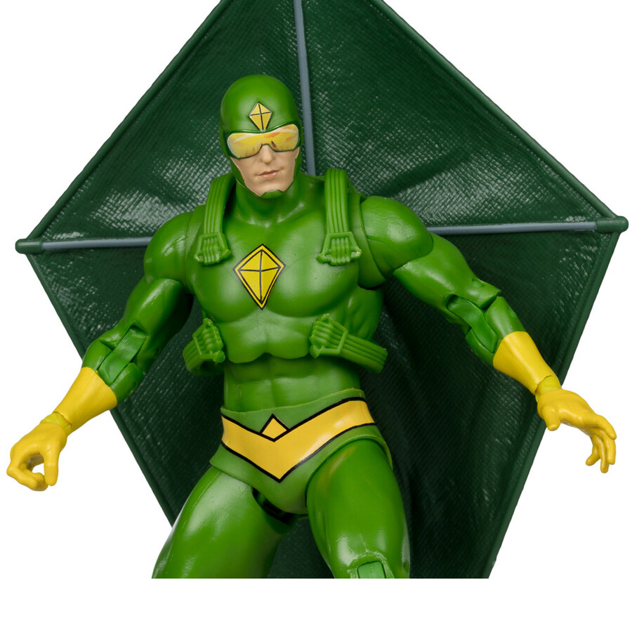 figurine kite-man ennemis de batman mcfarlane Édition collector Étiquette or 7