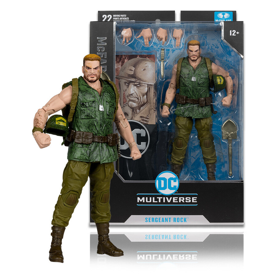 figurine sergeant rock dc classic Édition collector mcfarlane 7