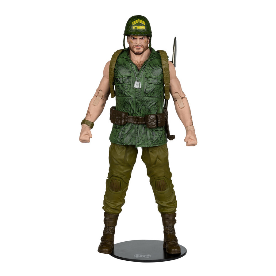 figurine sergeant rock dc classic Édition collector mcfarlane 7