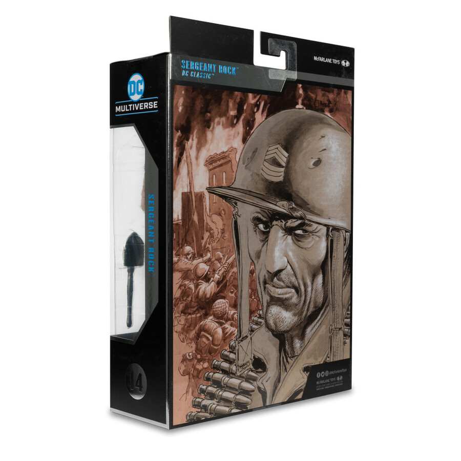 figurine sergeant rock dc classic Édition collector mcfarlane 7