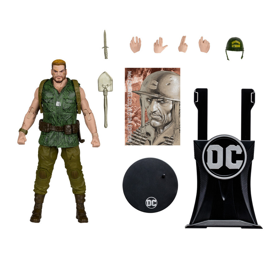figurine sergeant rock dc classic Édition collector mcfarlane 7