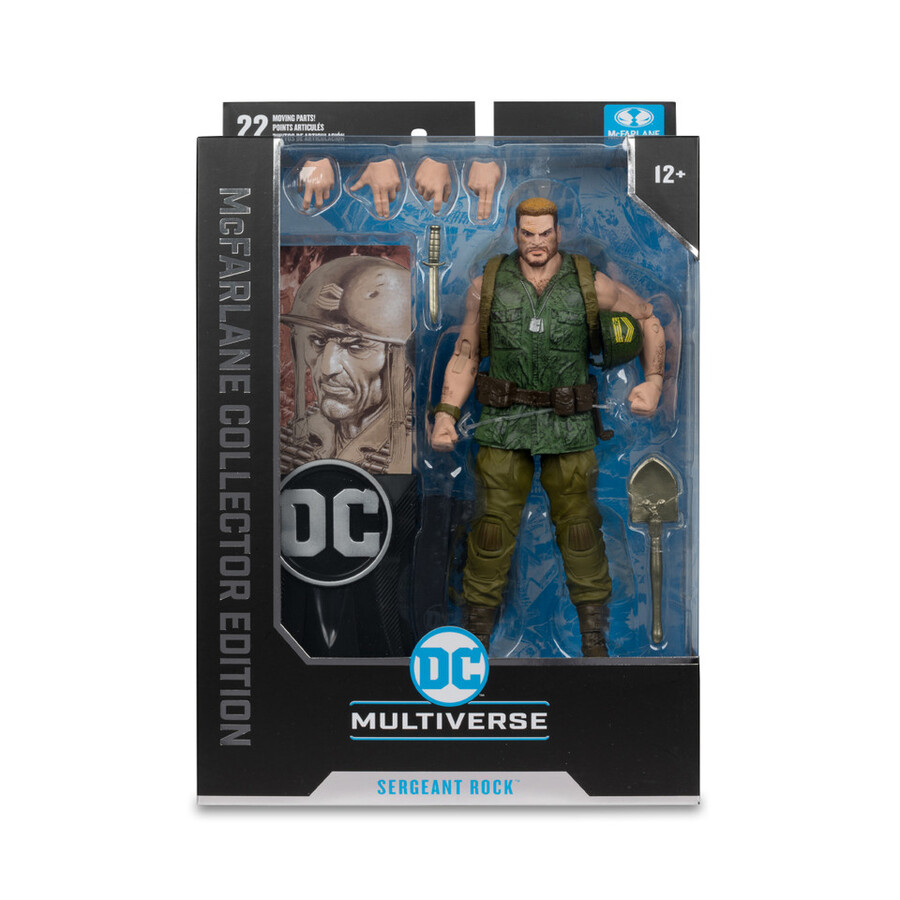 figurine sergeant rock dc classic Édition collector mcfarlane 7