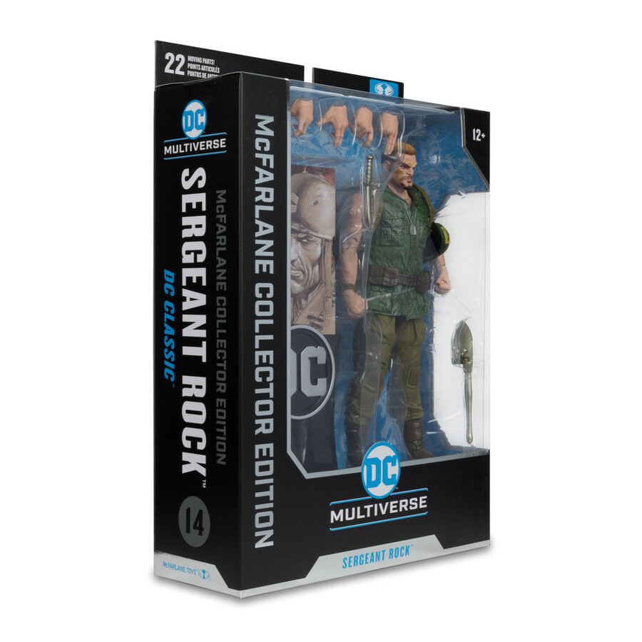 figurine sergeant rock dc classic Édition collector mcfarlane 7
