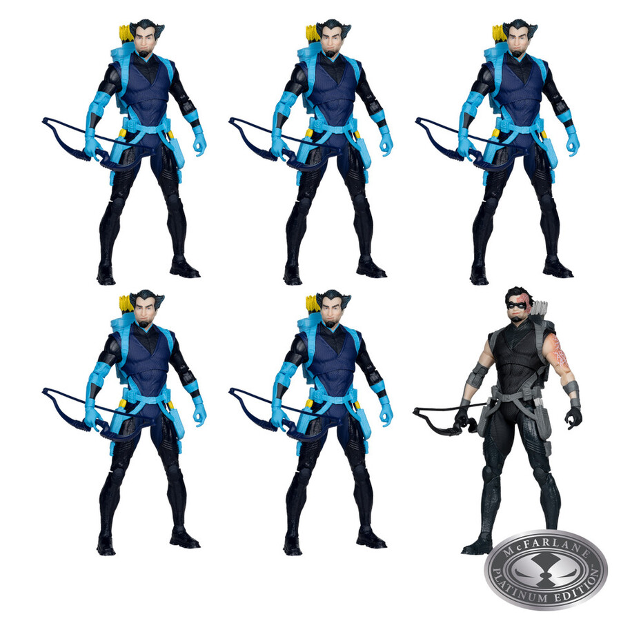 dark archer green arrow Édition collector mcfarlane boîte scellée dusine 6 avec chase
