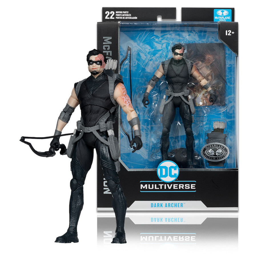 dark archer green arrow Édition collector mcfarlane boîte scellée dusine 6 avec chase
