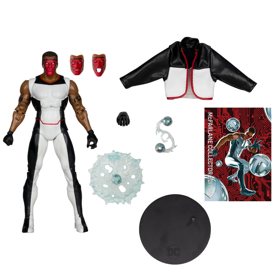 coffret collector mcfarlane de 5 figurines de 18 cm green lantern simon baz green lantern simon baz autograph gold label grid forever evil mister terrific jsa superman superman film de 1978