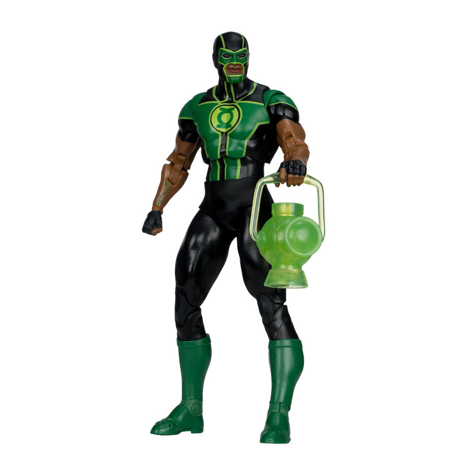 coffret collector mcfarlane de 5 figurines de 18 cm green lantern simon baz green lantern simon baz autograph gold label grid forever evil mister terrific jsa superman superman film de 1978