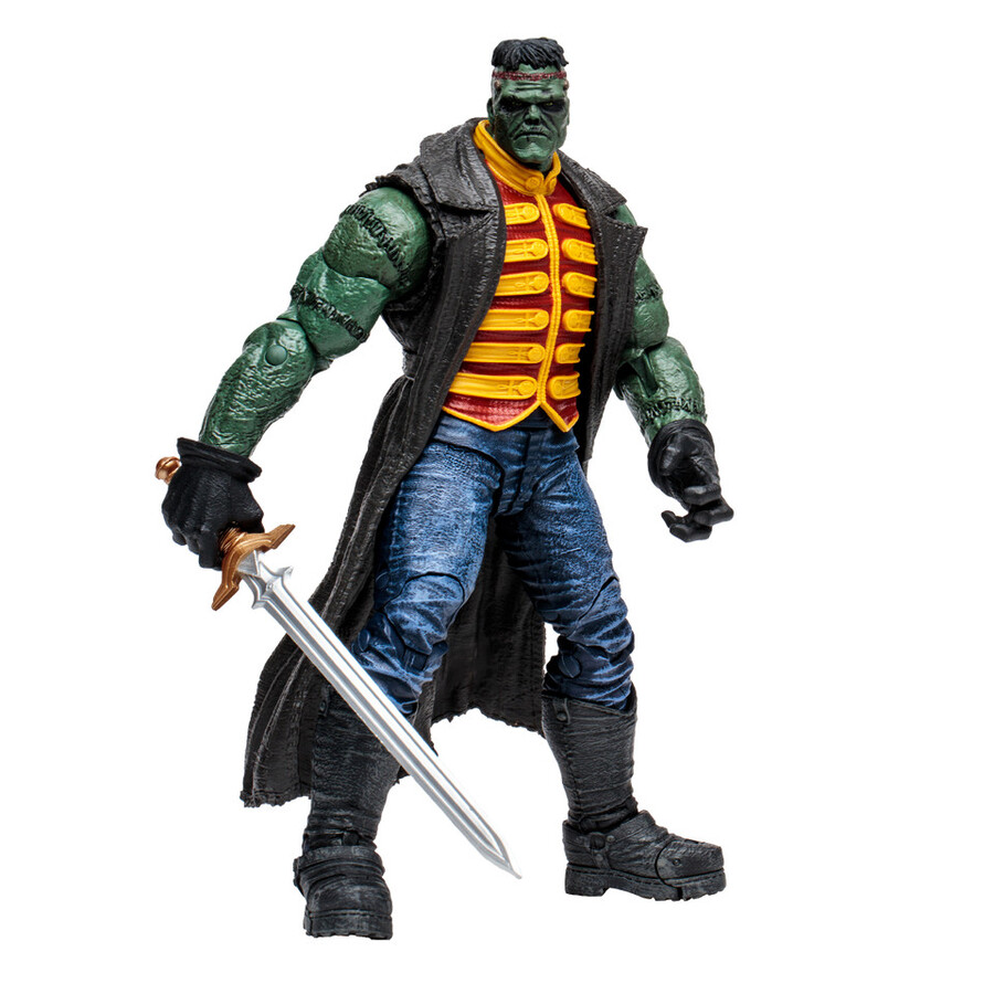 figurine géante frankenstein dc multiverse les sept soldats de la victoire