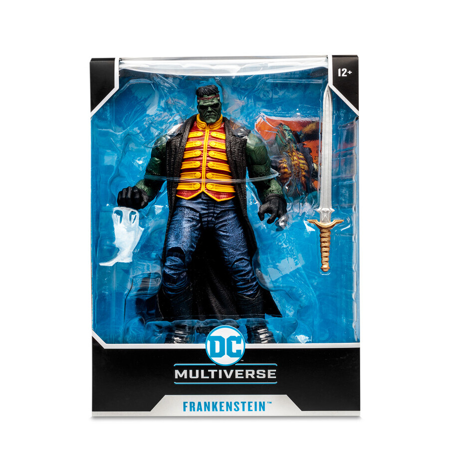 figurine géante frankenstein dc multiverse les sept soldats de la victoire