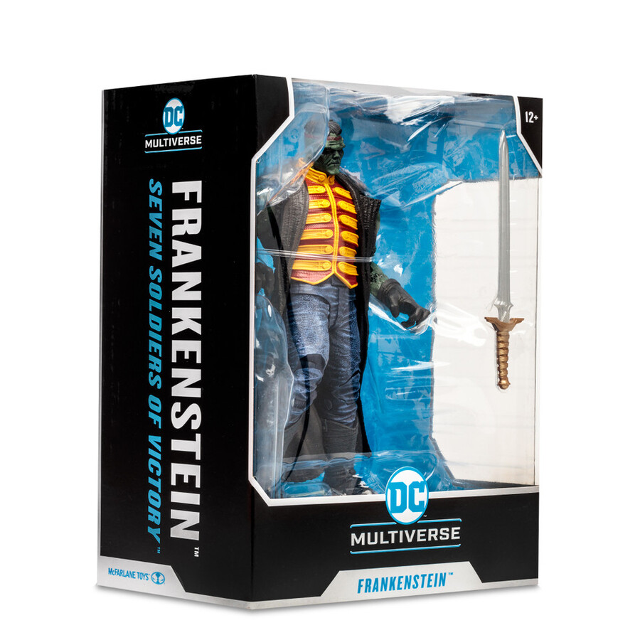 figurine géante frankenstein dc multiverse les sept soldats de la victoire
